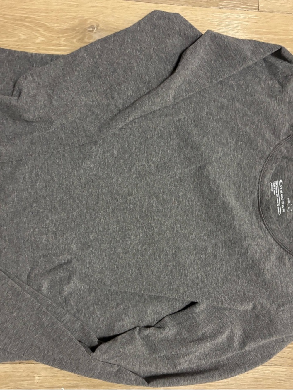 tek gear Heather Charcoal Gray Crewneck Tee